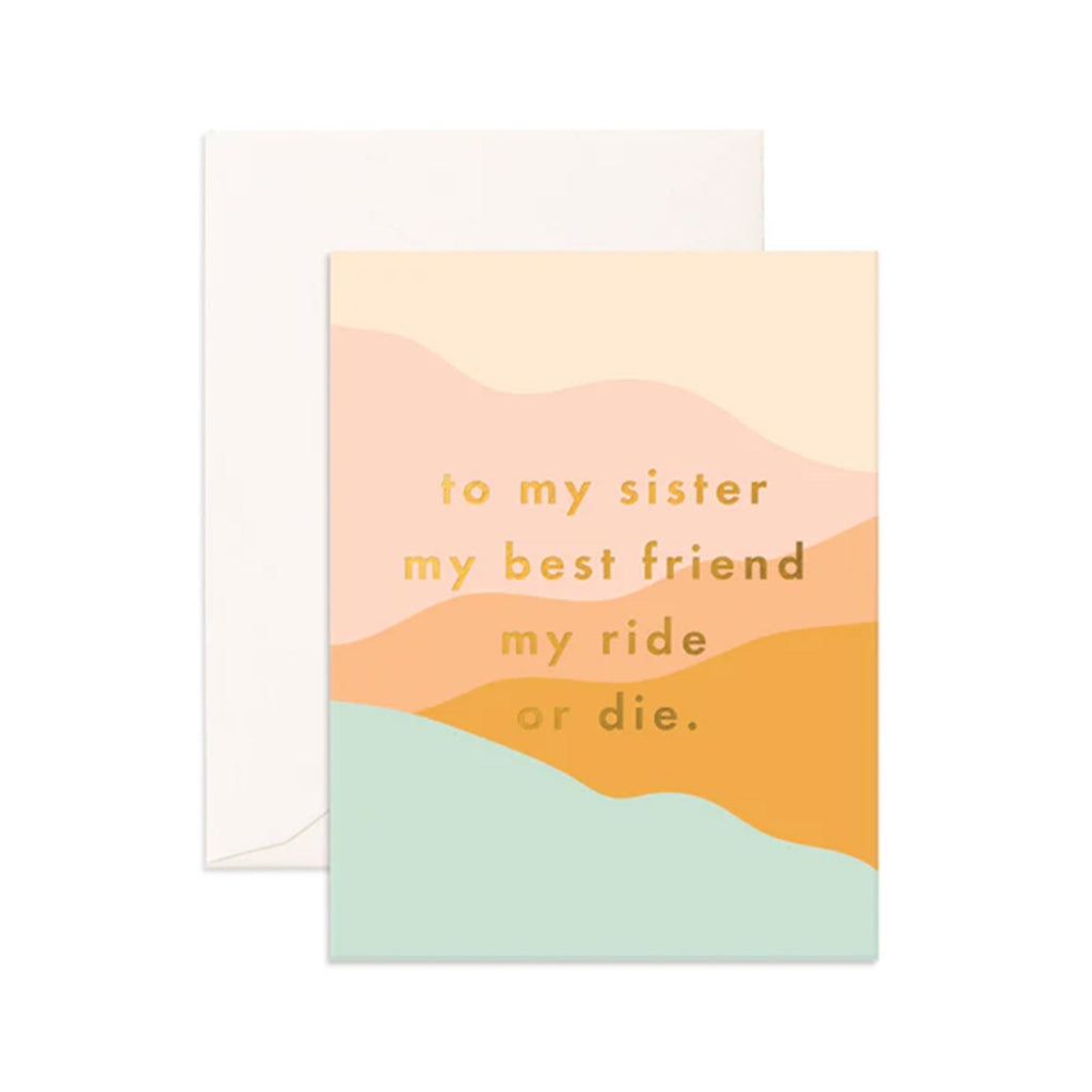 Card Birthday Sister Dunes