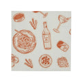 Napkin - Taormina 20pk Red/Nude