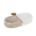 Salt & Pepper Kitson Marble Bowl w/Spoon