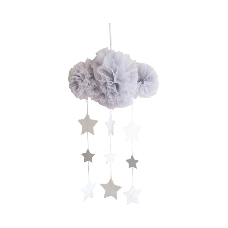Mobile Tulle Cloud - Mist & Silver
