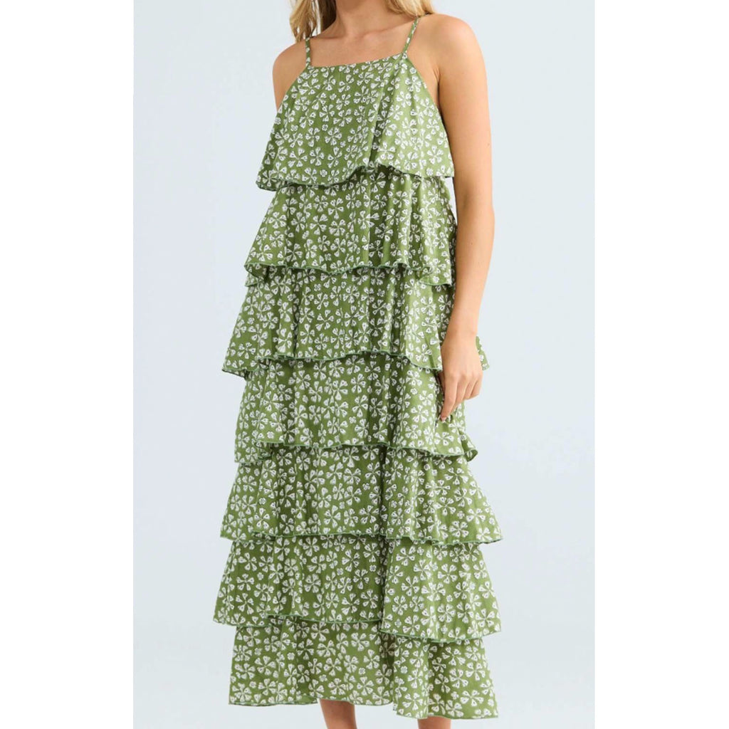 Dress Rue Maxi - Sage Petal