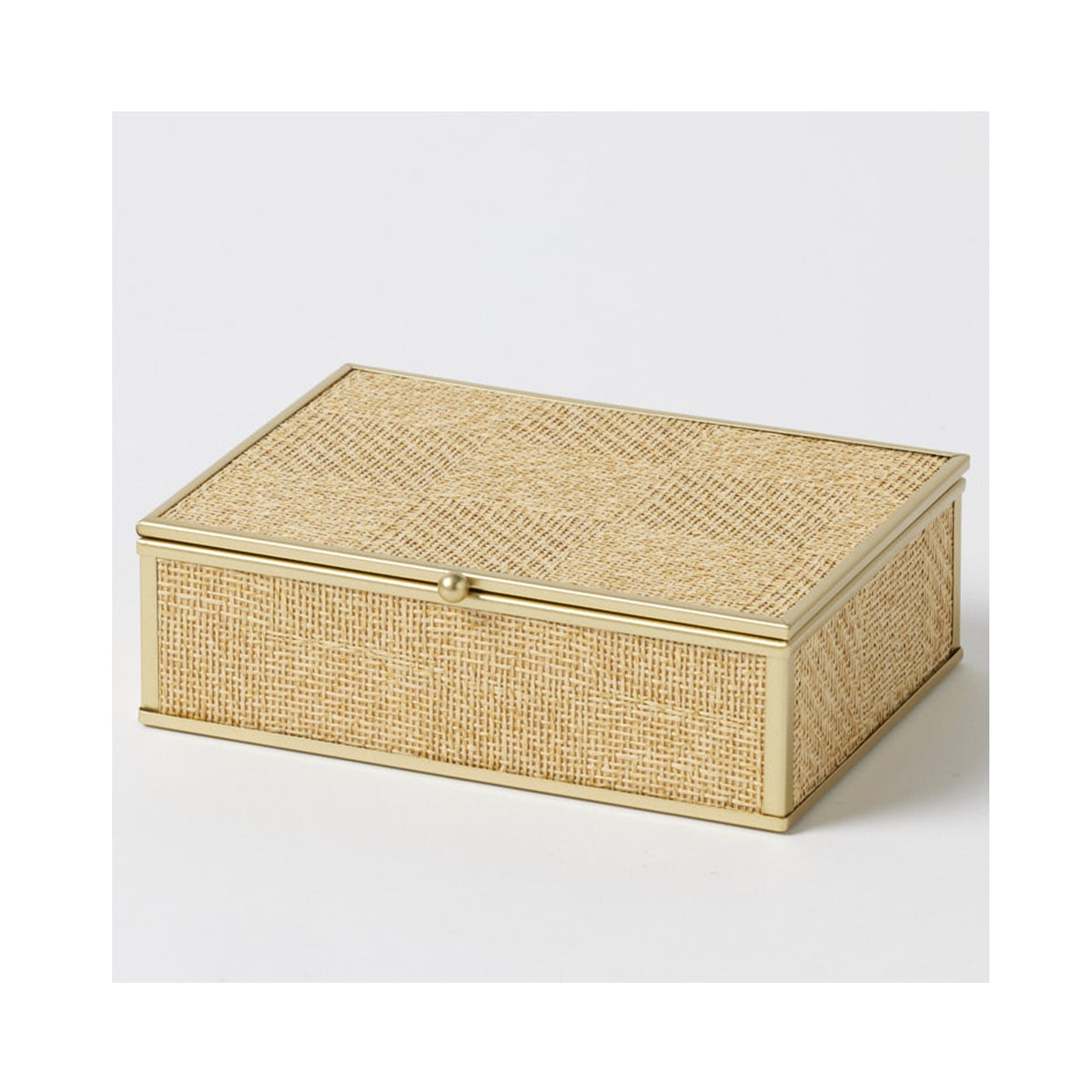 Jewellery Box Aurelia - Natural & Gold