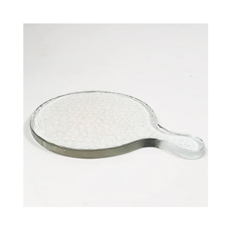 Board Handblown Glass Round - Clear