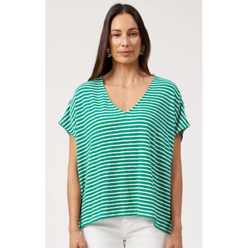 TShirt Tropea Stripe - Green