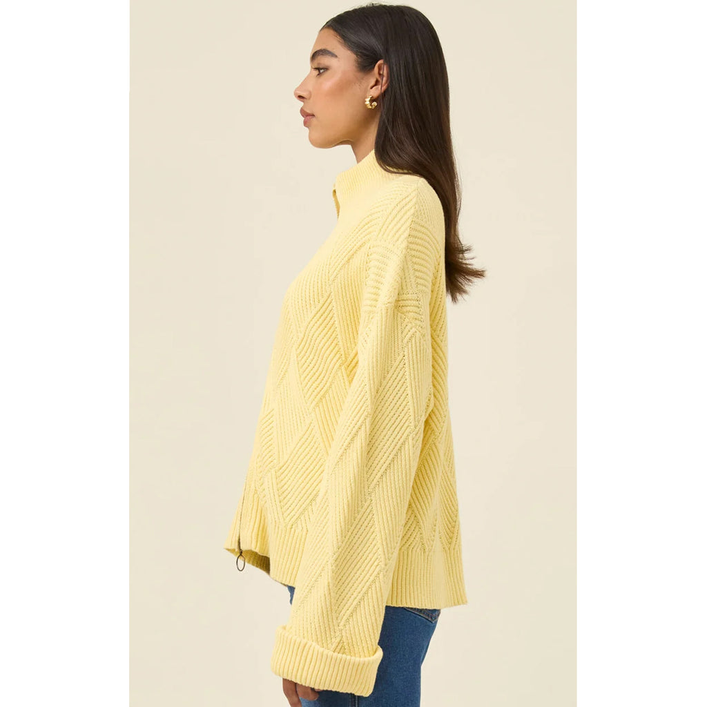 Jumper Sadie Zip - Butter