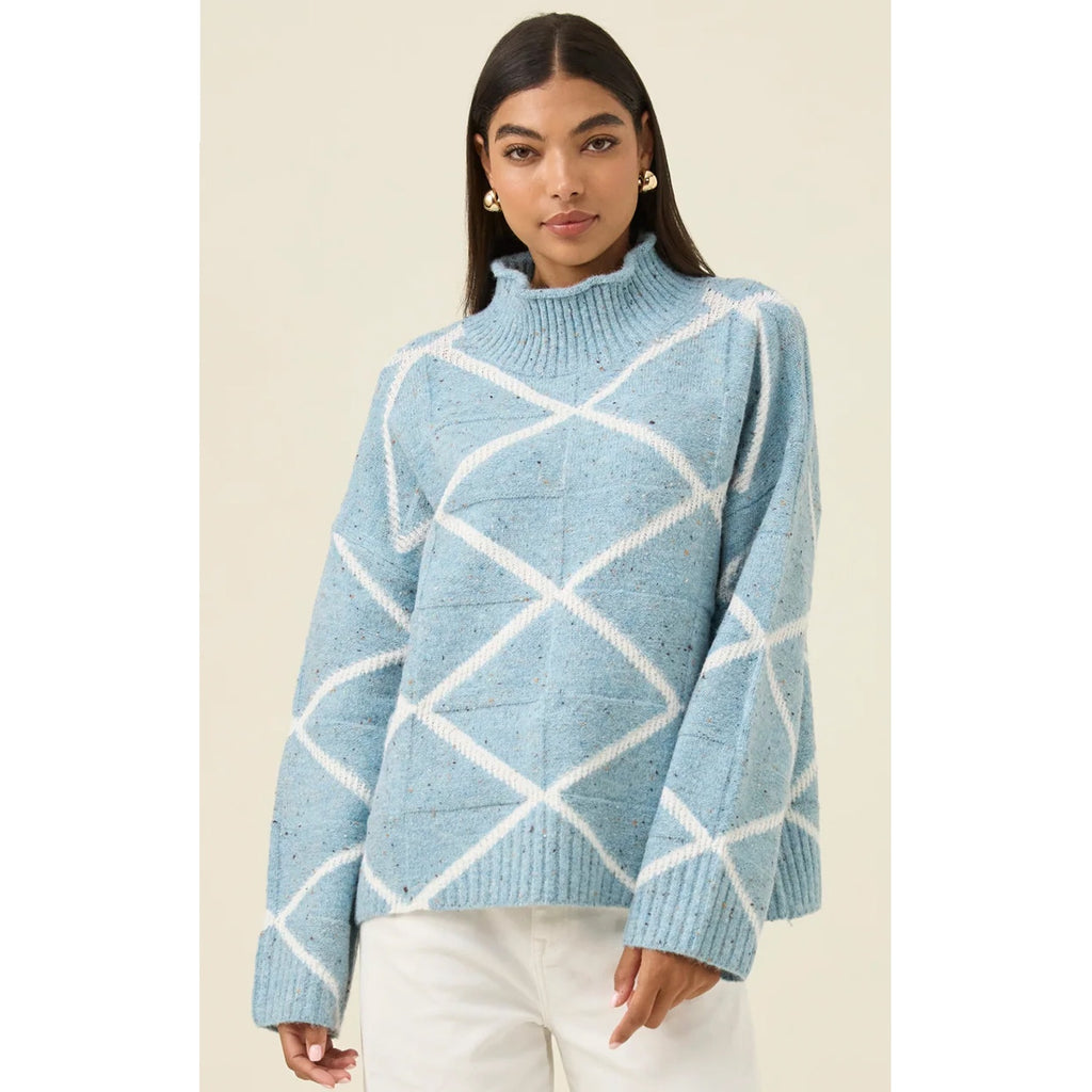 Jumper Mckenna Diamond - Ice Blue