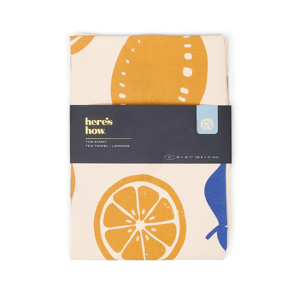Tea Towel 'The Emmy' - Lemons