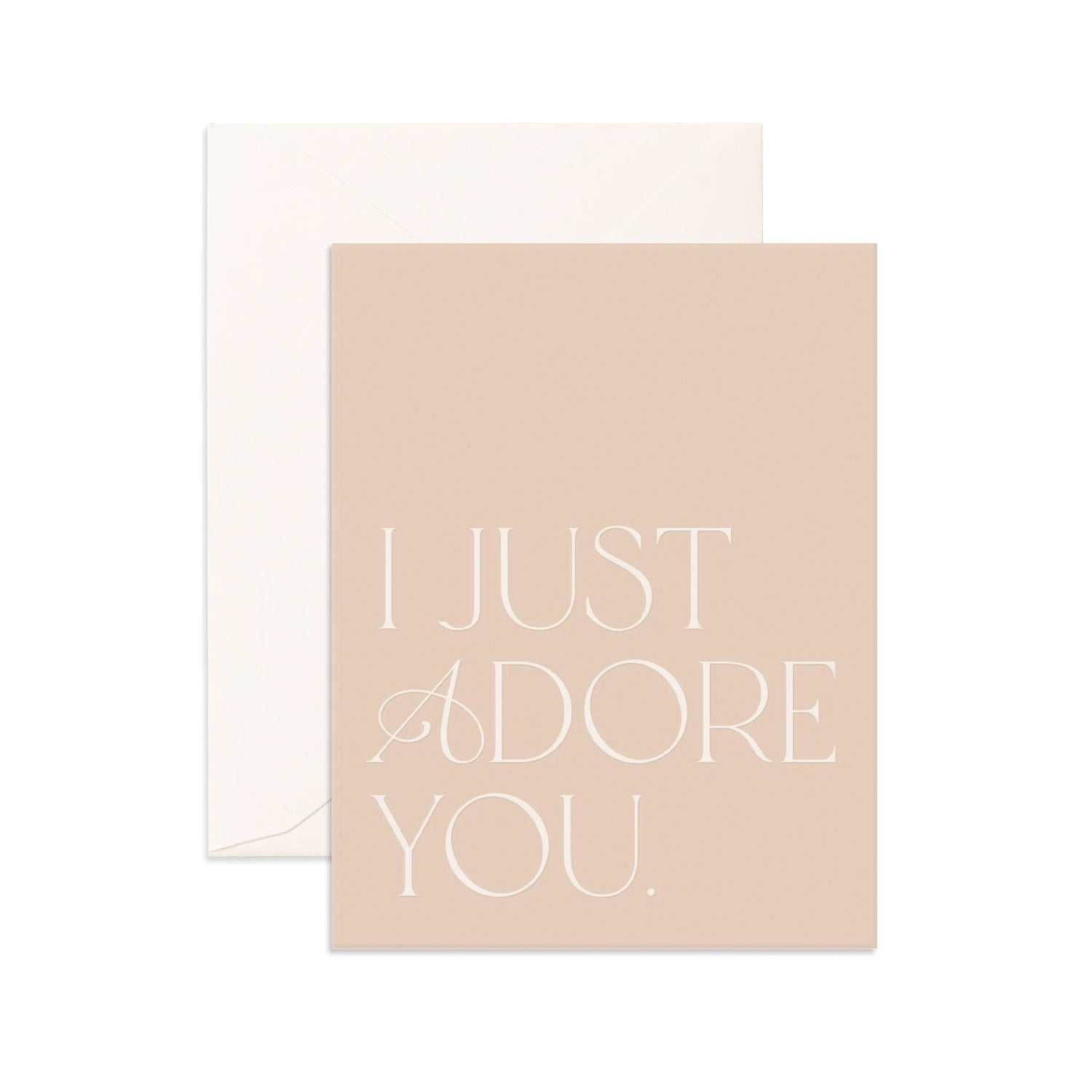 Card Just Adore You