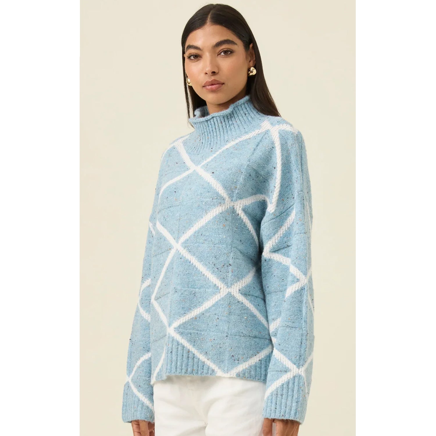 Jumper Mckenna Diamond - Ice Blue