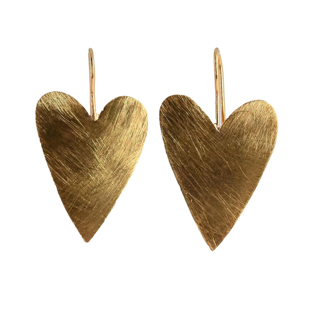 Earrings Heart Gold