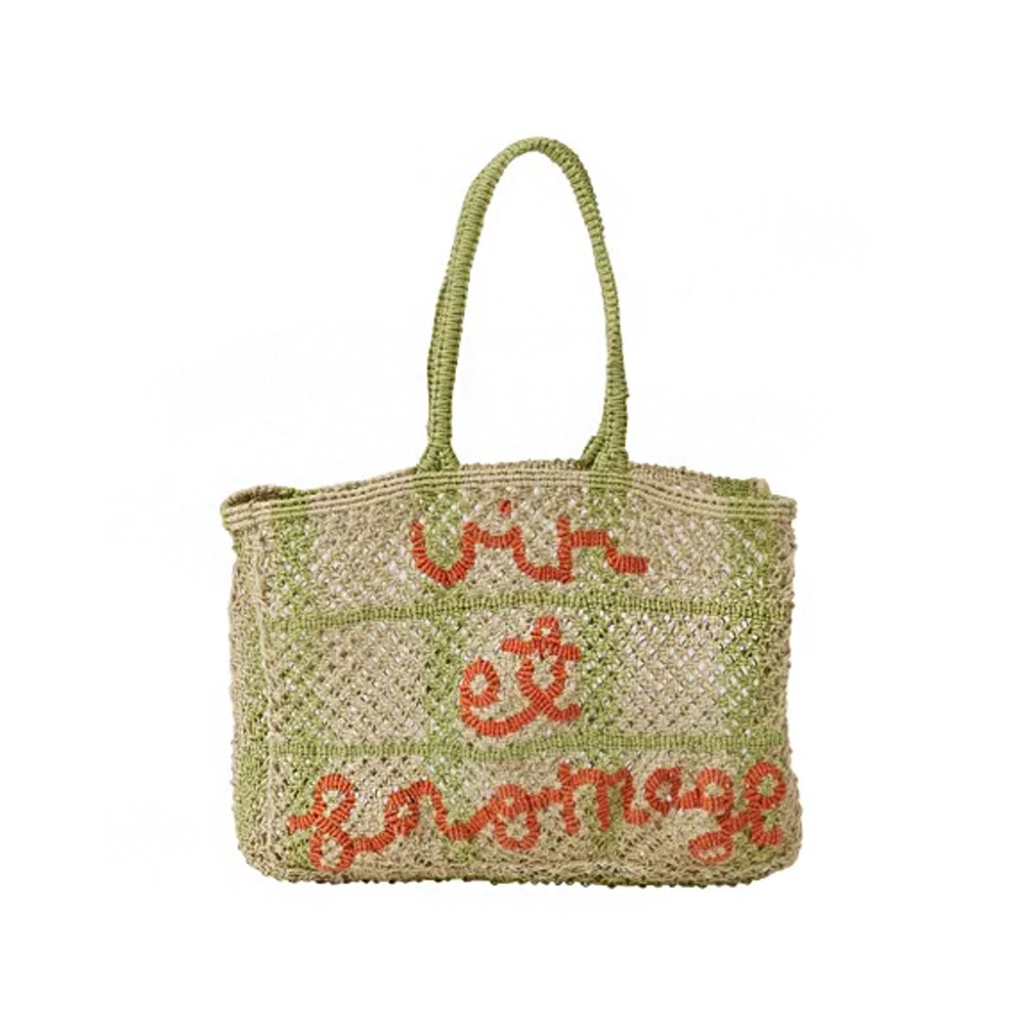 Tote Bag Jute - Vin et Fromage