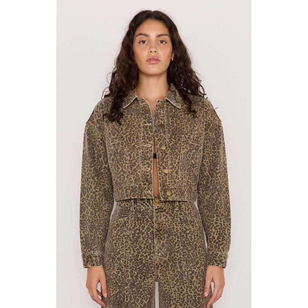 Jacket Anouk Crop - Animal