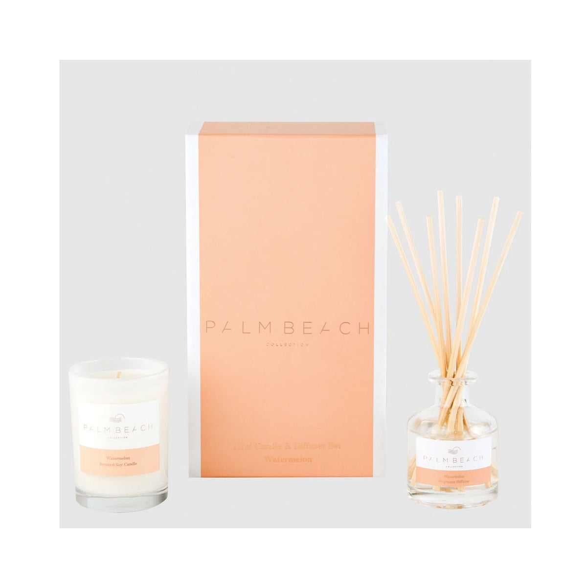 Gift Set - Watermelon Mini Candle & Diffuser