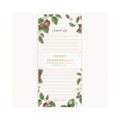 Notepad - Strawberries Shopping List