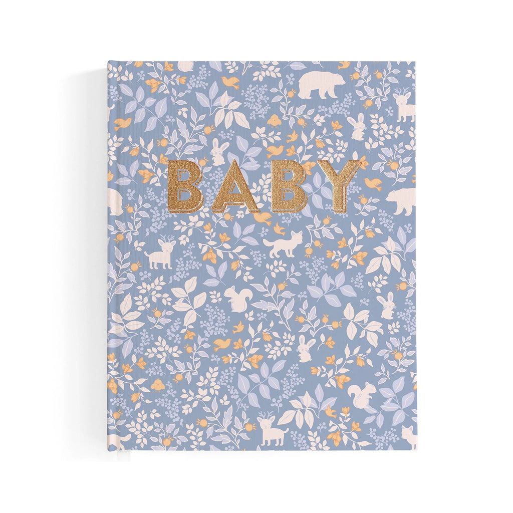 Baby Book - Forest Friends Cornflower