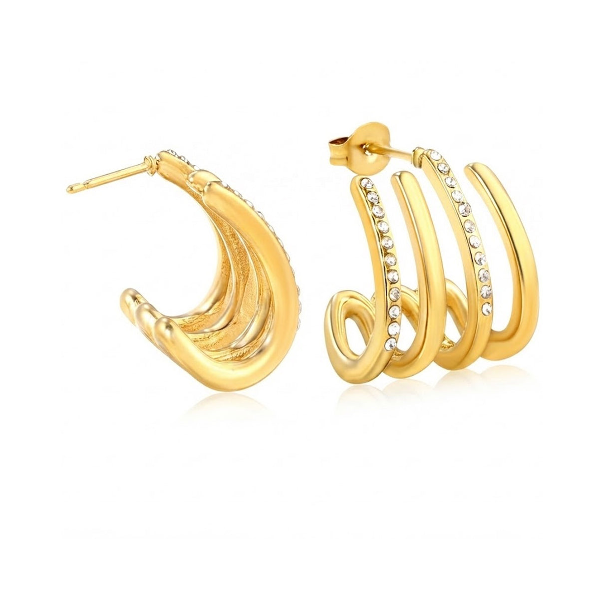 Earring Hoop Gold - Esme