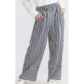 Pant Marla - Navy w White Stripe
