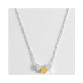 Necklace Multi Heart Bead - Silver Chain
