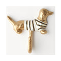 Wall Hook Dachie - Gold Black