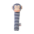 Squeaker Monkey Navy Stripe