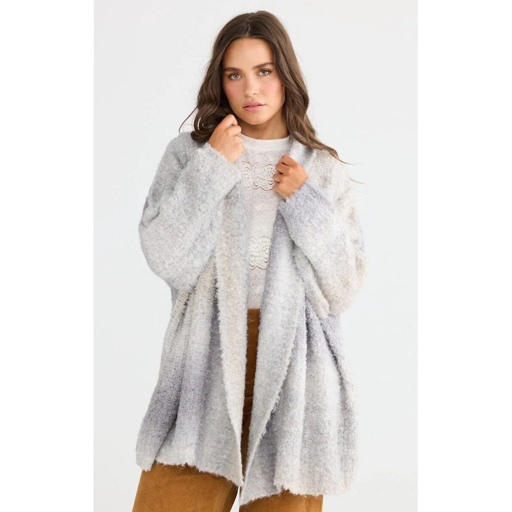 Cardigan Amara One Size - Light Grey