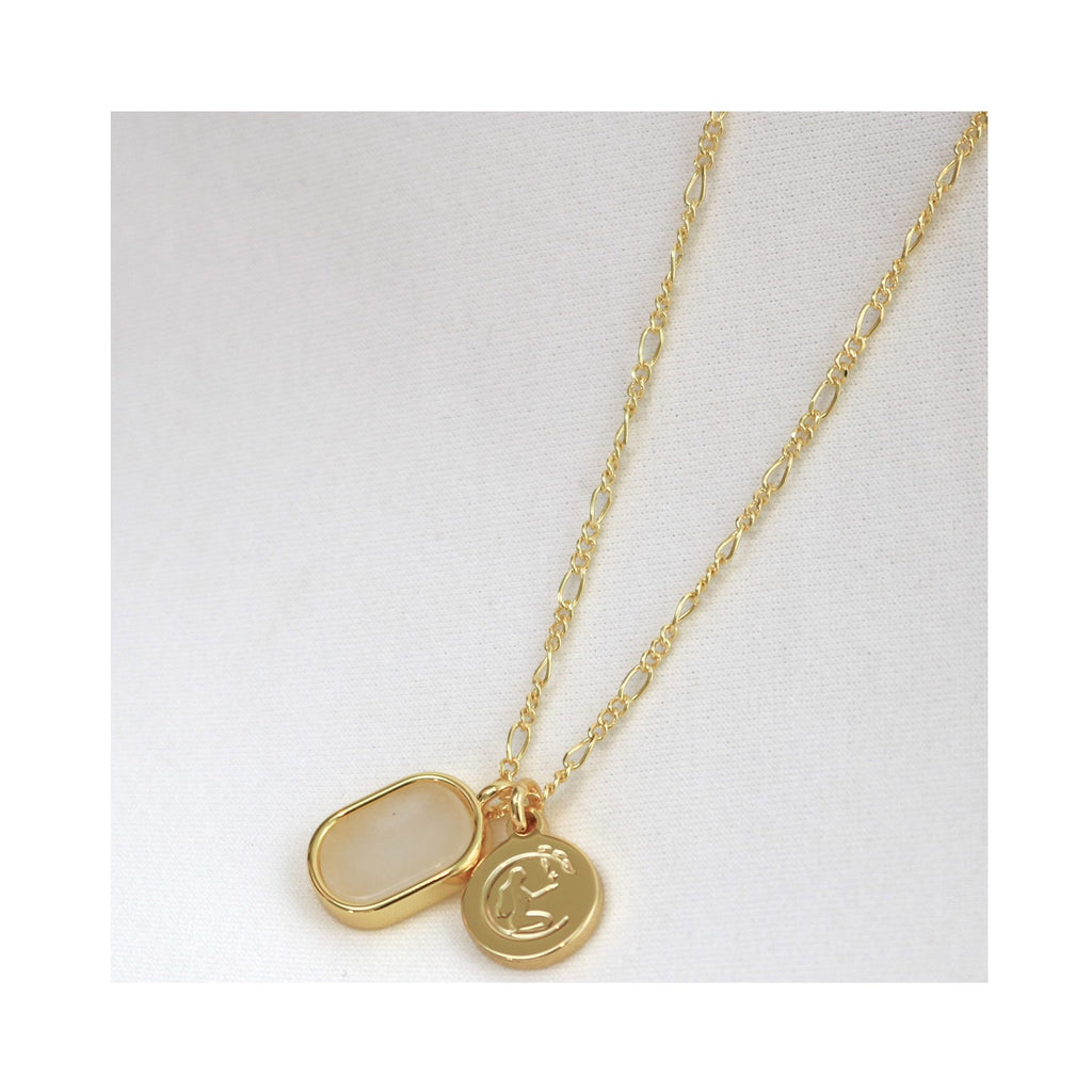 Necklace Moonstone Gold