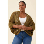 Cape Maggie Crochet - Olive