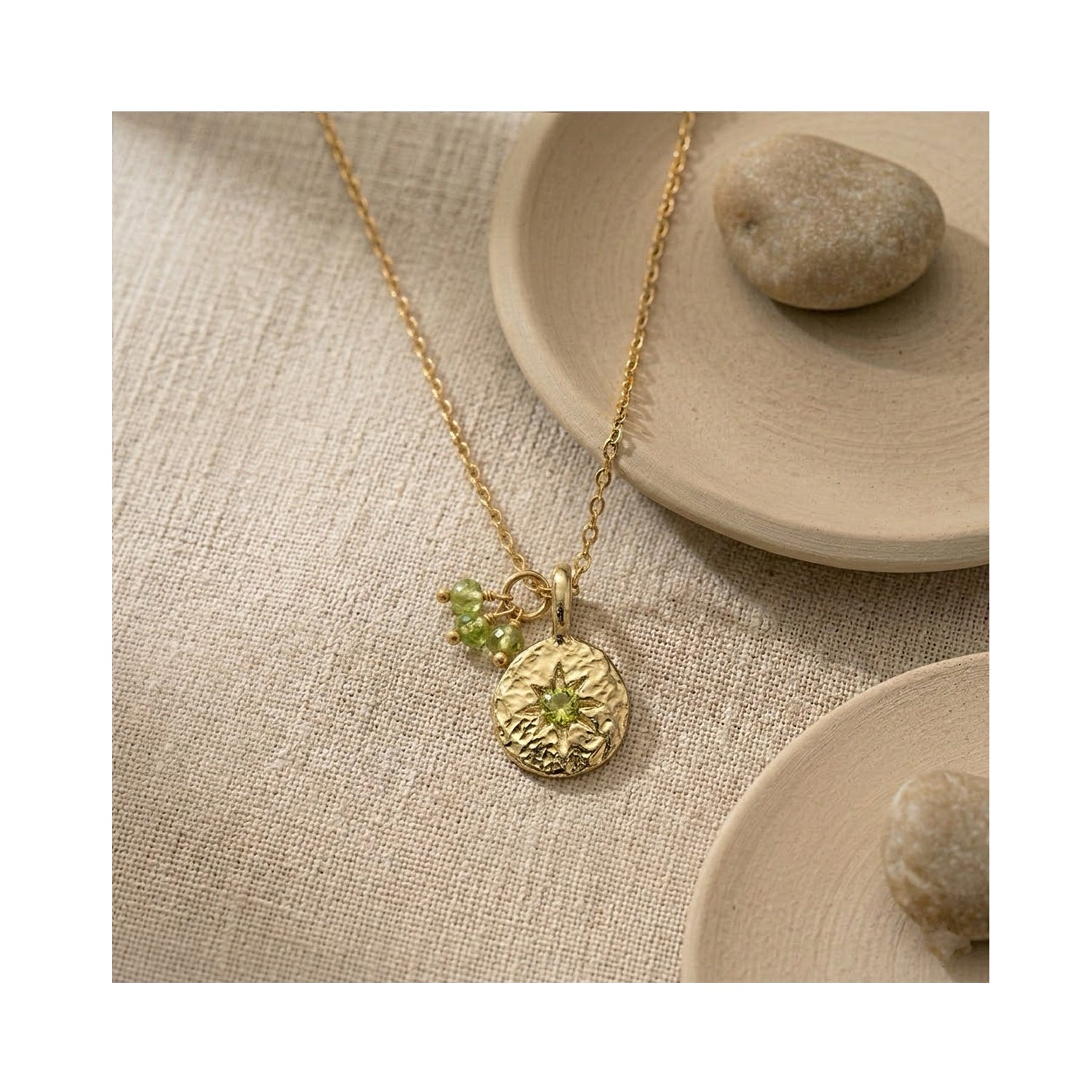 Necklace August Birthstone - Inner Compass Peridot