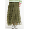 Skirt Tulle Long - Military