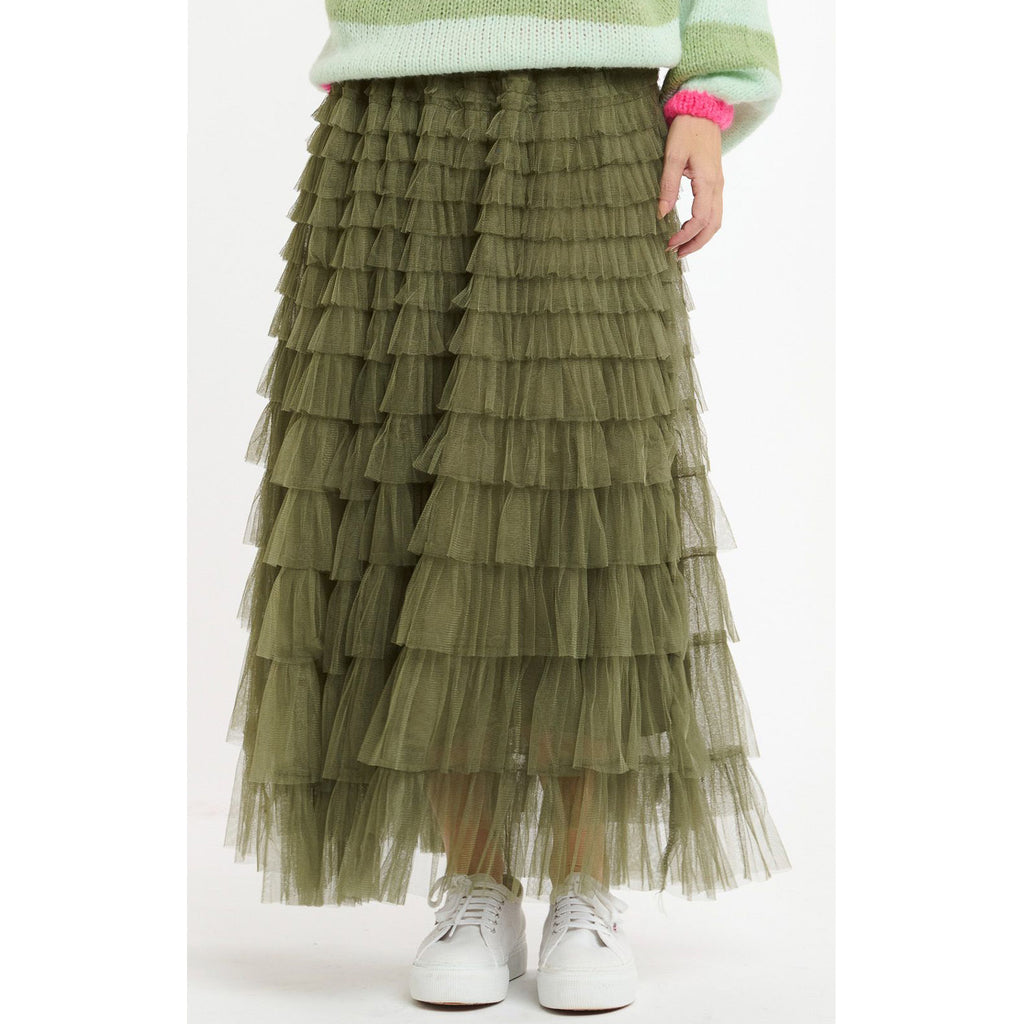 Skirt Tulle Long - Military