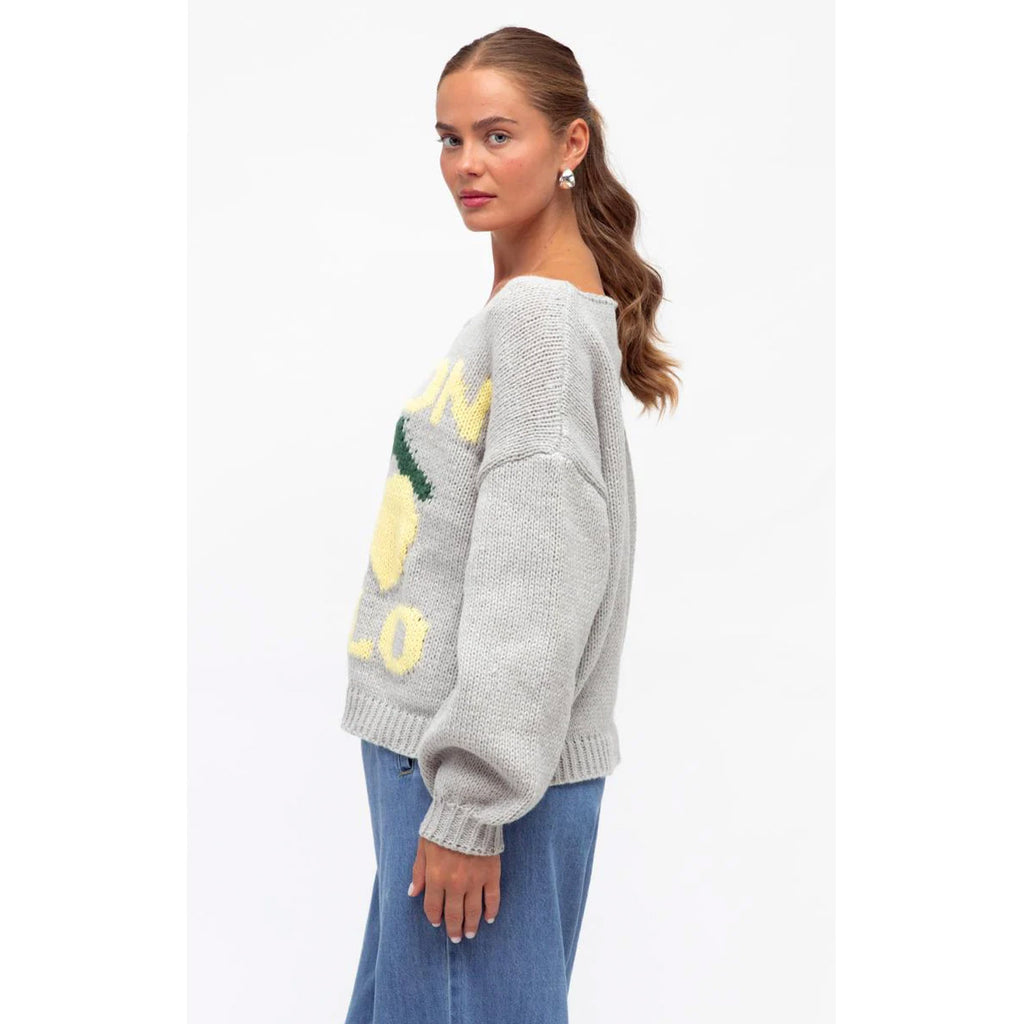 Knit Jumper Limoncello - Grey
