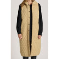 Vest - Sansi Quilted Long Vest Dune