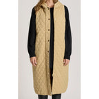 Vest - Sansi Quilted Long Vest Dune