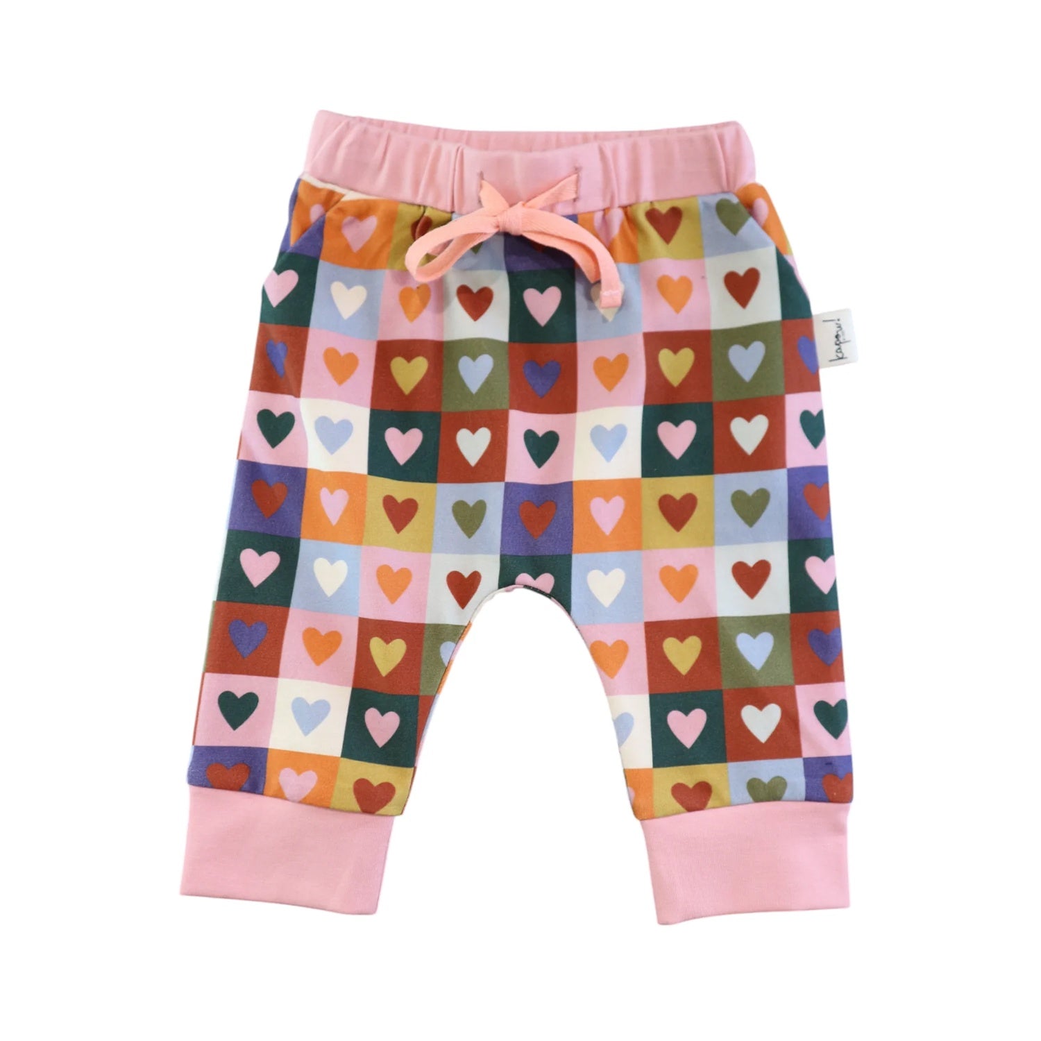 Trackpants - Heart Checkerboard
