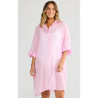 Shirt Dress Lara - Hot Pink