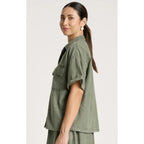 Top Bodhi Denim Shirt - Olive