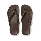 Arch Support Thongs - Chocolate Brown