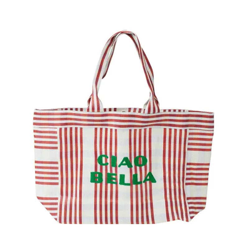 Bag Ciao Recycled Lge Tote 56x16x34cm Red