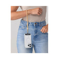 Phone Wrist Strap - Tan / Gold