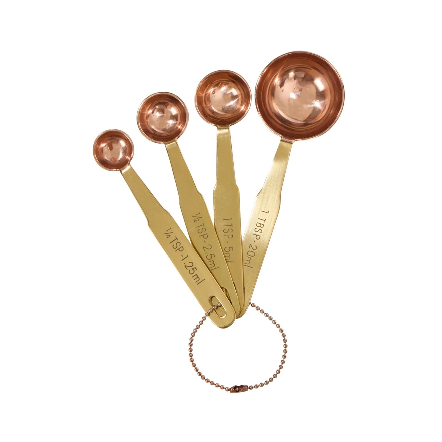 Measuring Spoon Set - Heritage Copper/Brass