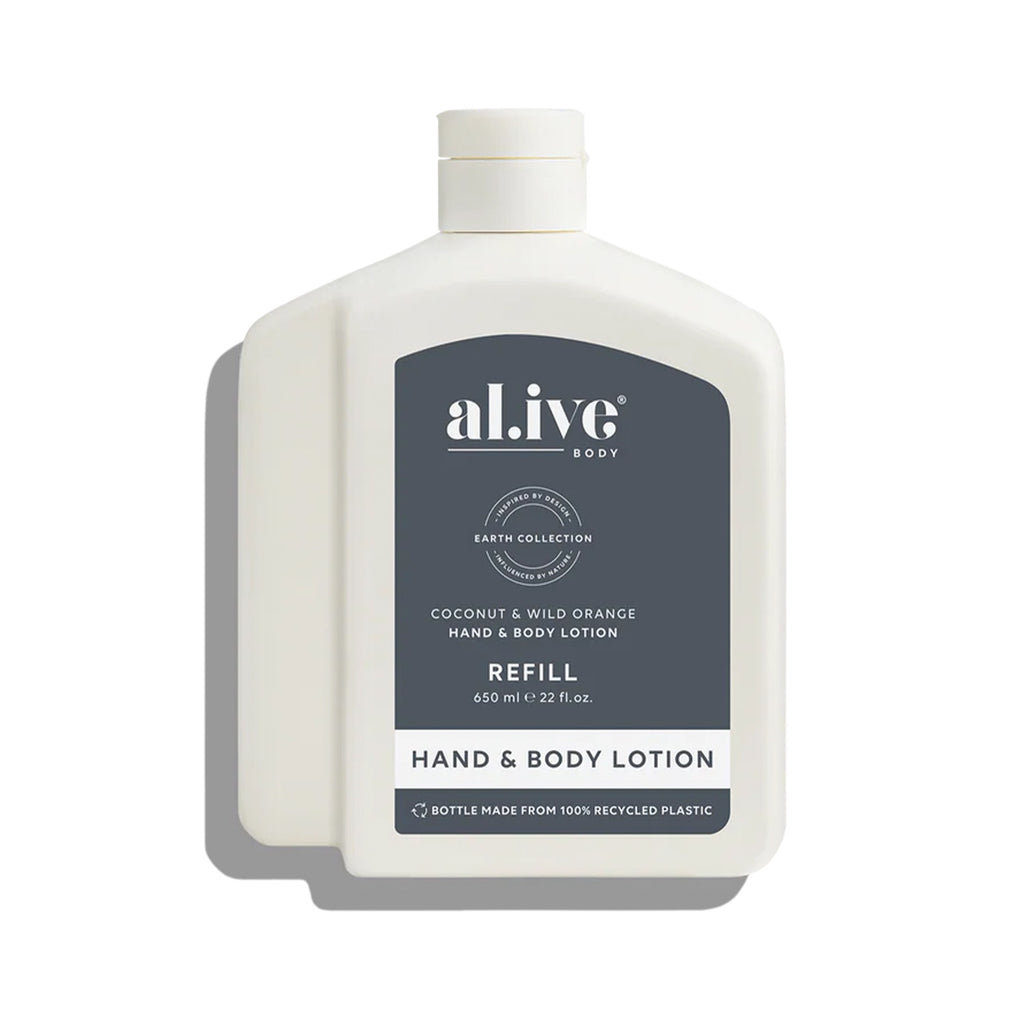 Hand & Body Lotion Refill 650ml - Coconut & Wild Orange