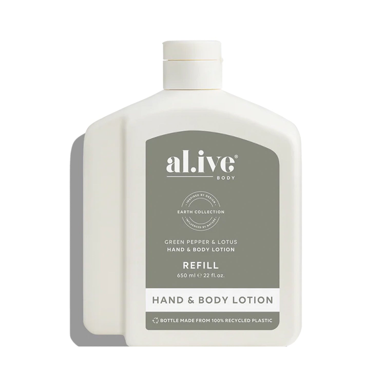 Hand & Body Lotion Refill 650ml - Green Pepper & Lotus