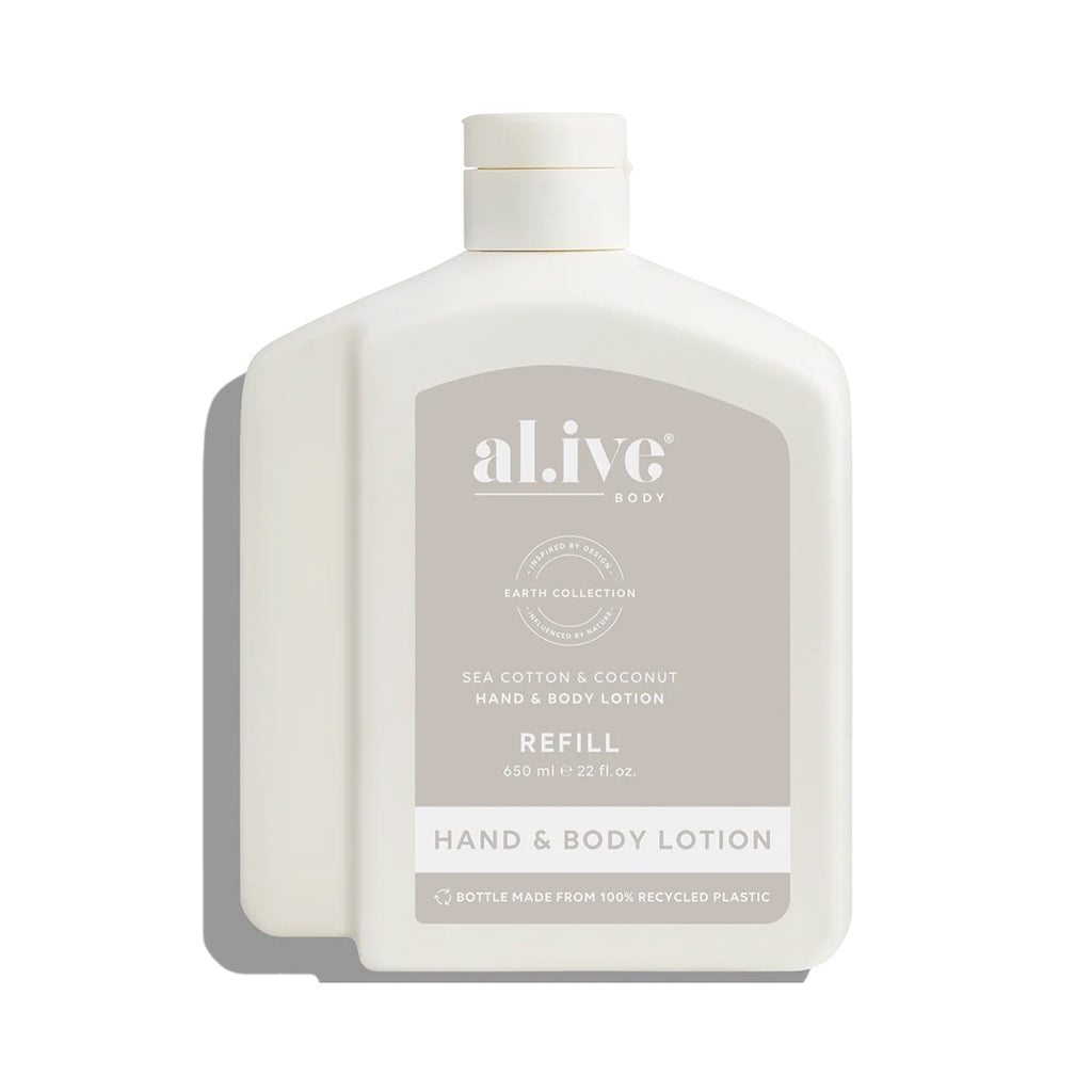 Hand & Body Lotion Refill 650ml - Sea Cotton & Coconut
