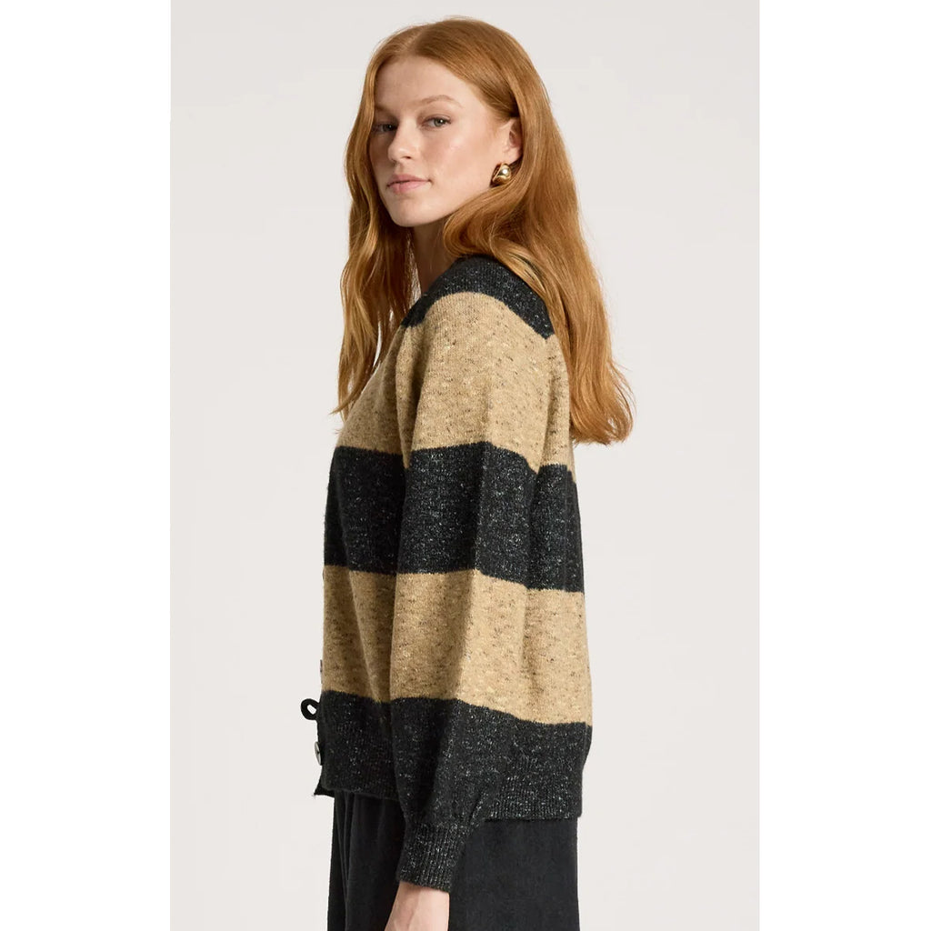Cardigan - Zarda Mocha/Black