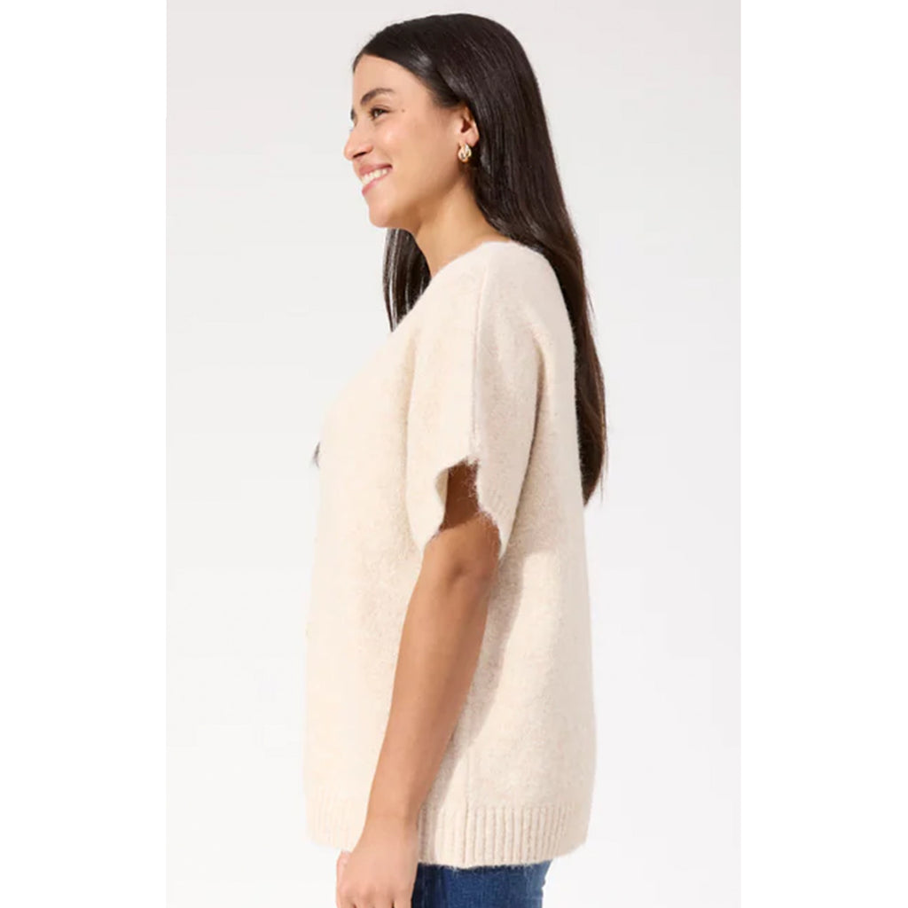 Vest Valenza Knit - Natural