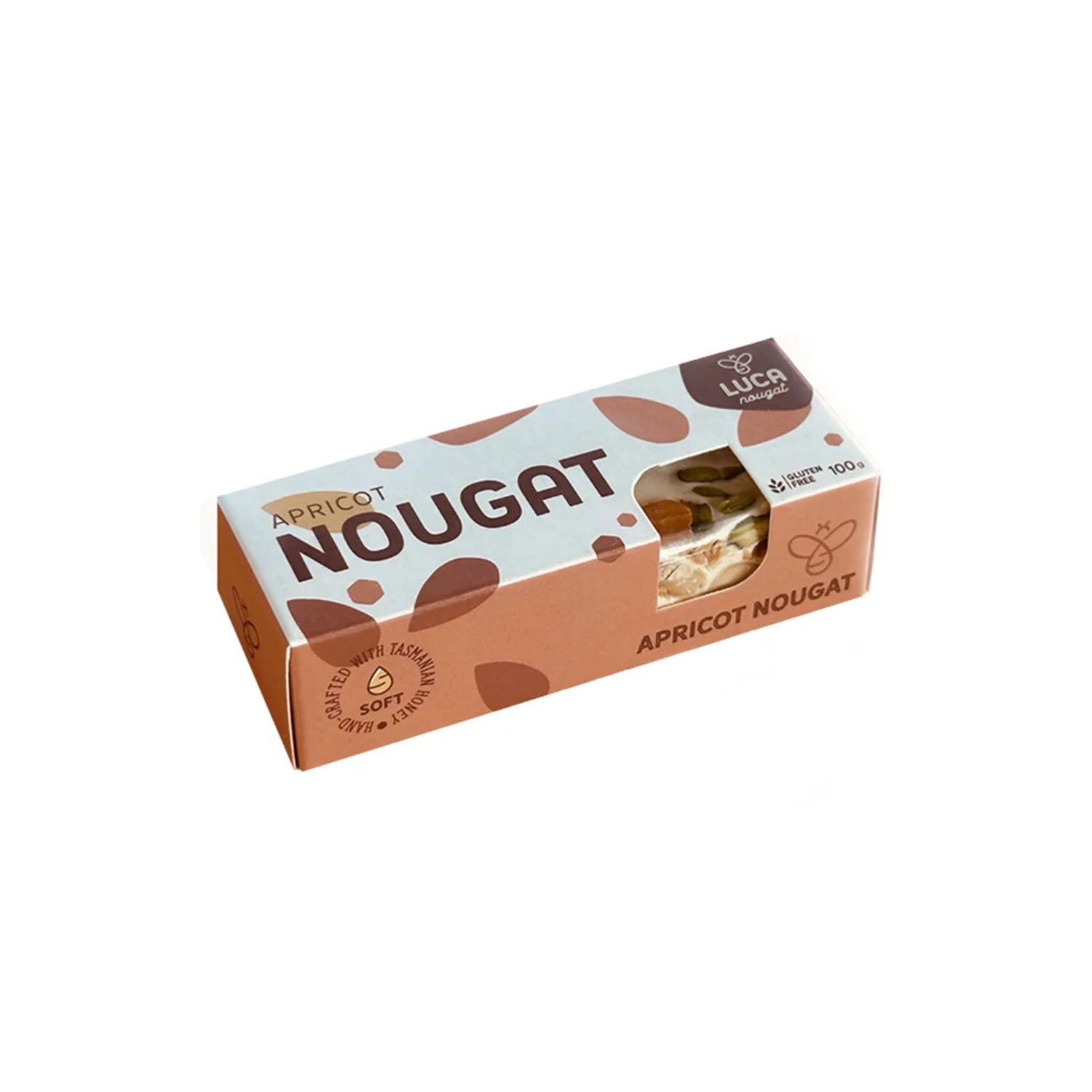 Nougat Bar Apricot 100g