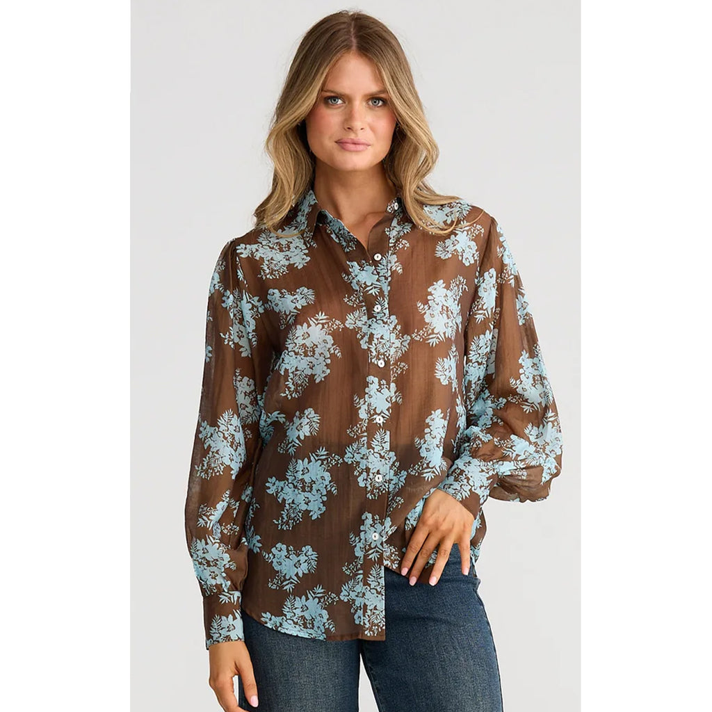 Top Flower Child Shirt - Mistflower
