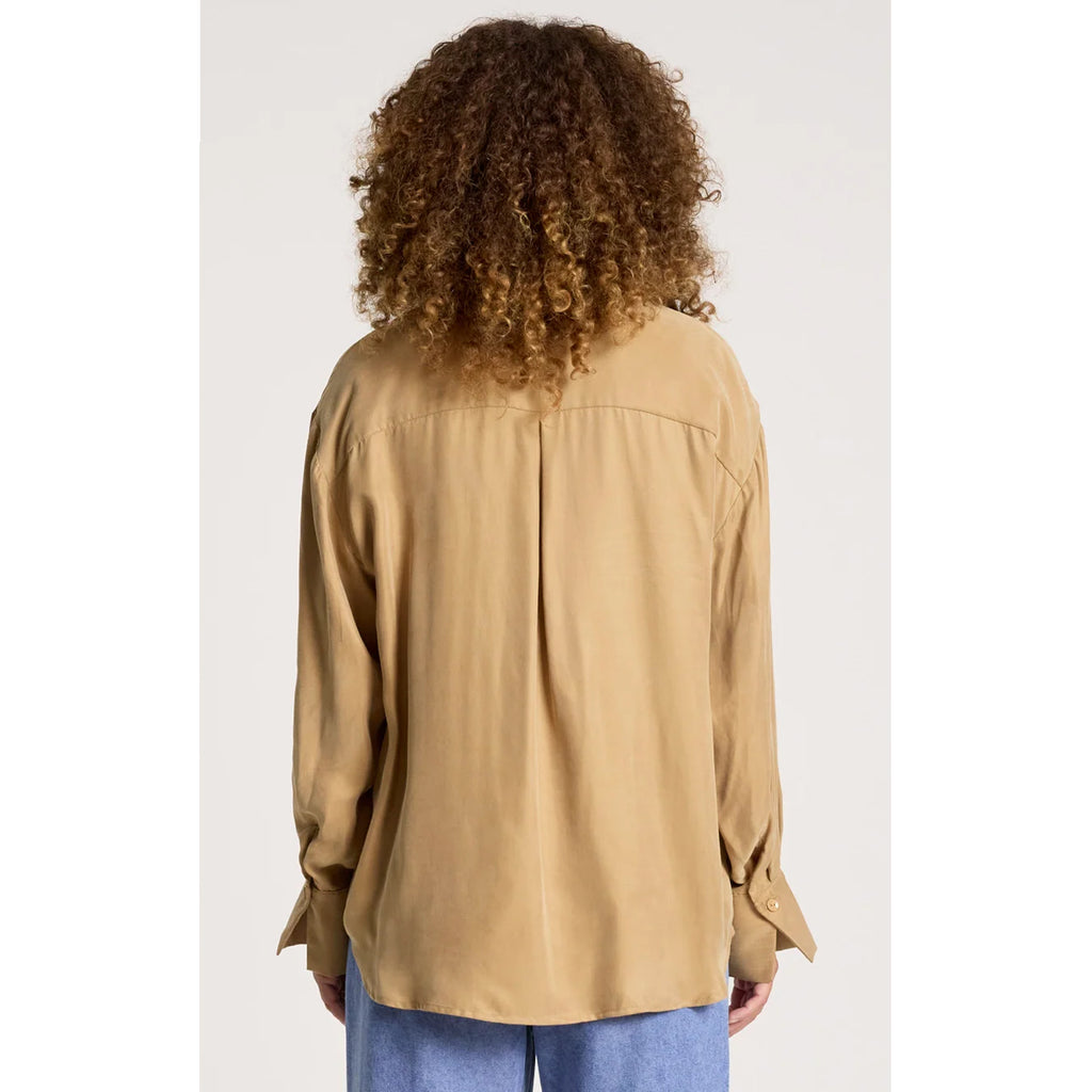Top Calista Shirt - Mocha