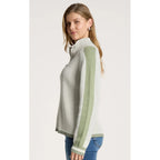 Jumper Liora Zip Bisque/Sage