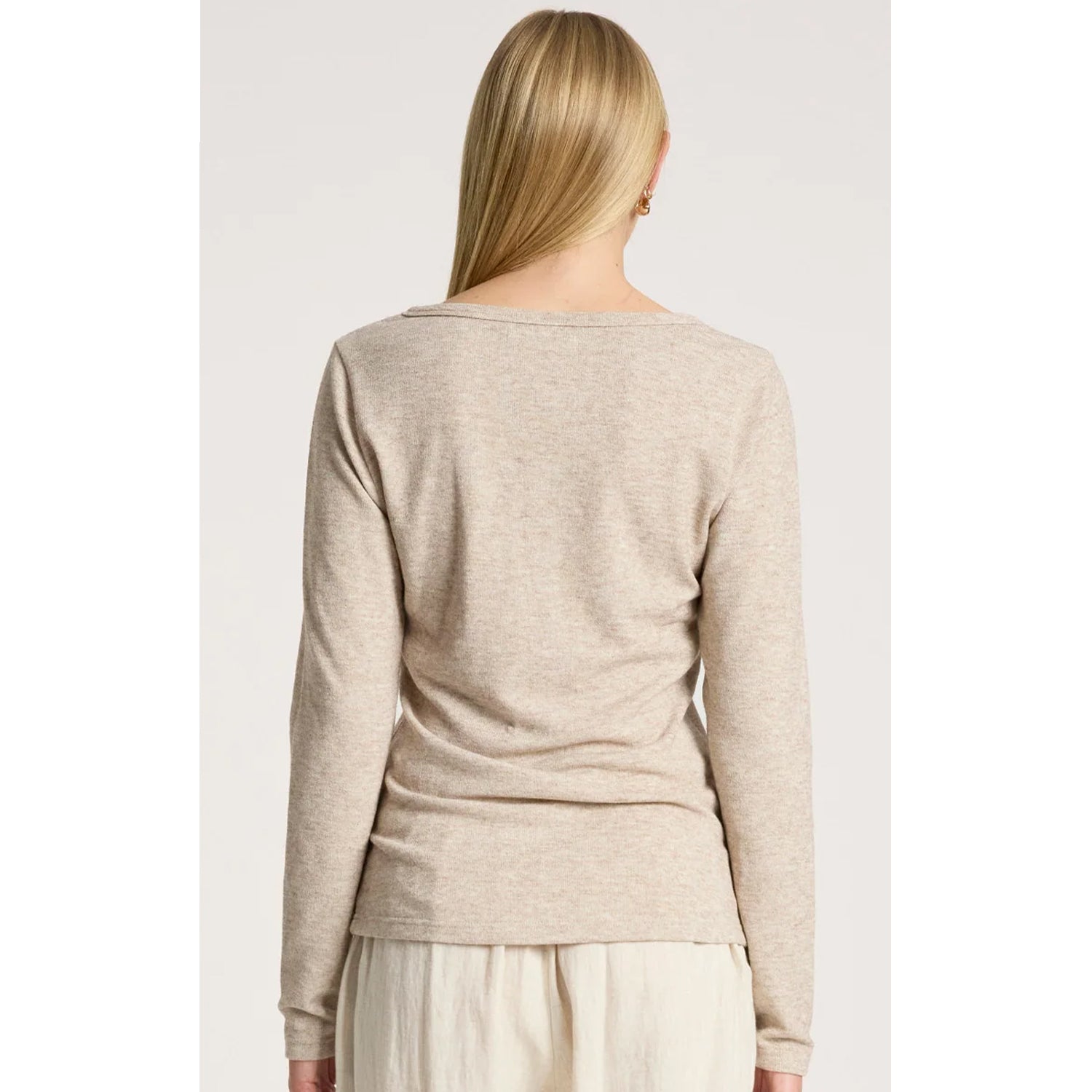 Top Rumi Long Sleeve - Bisque